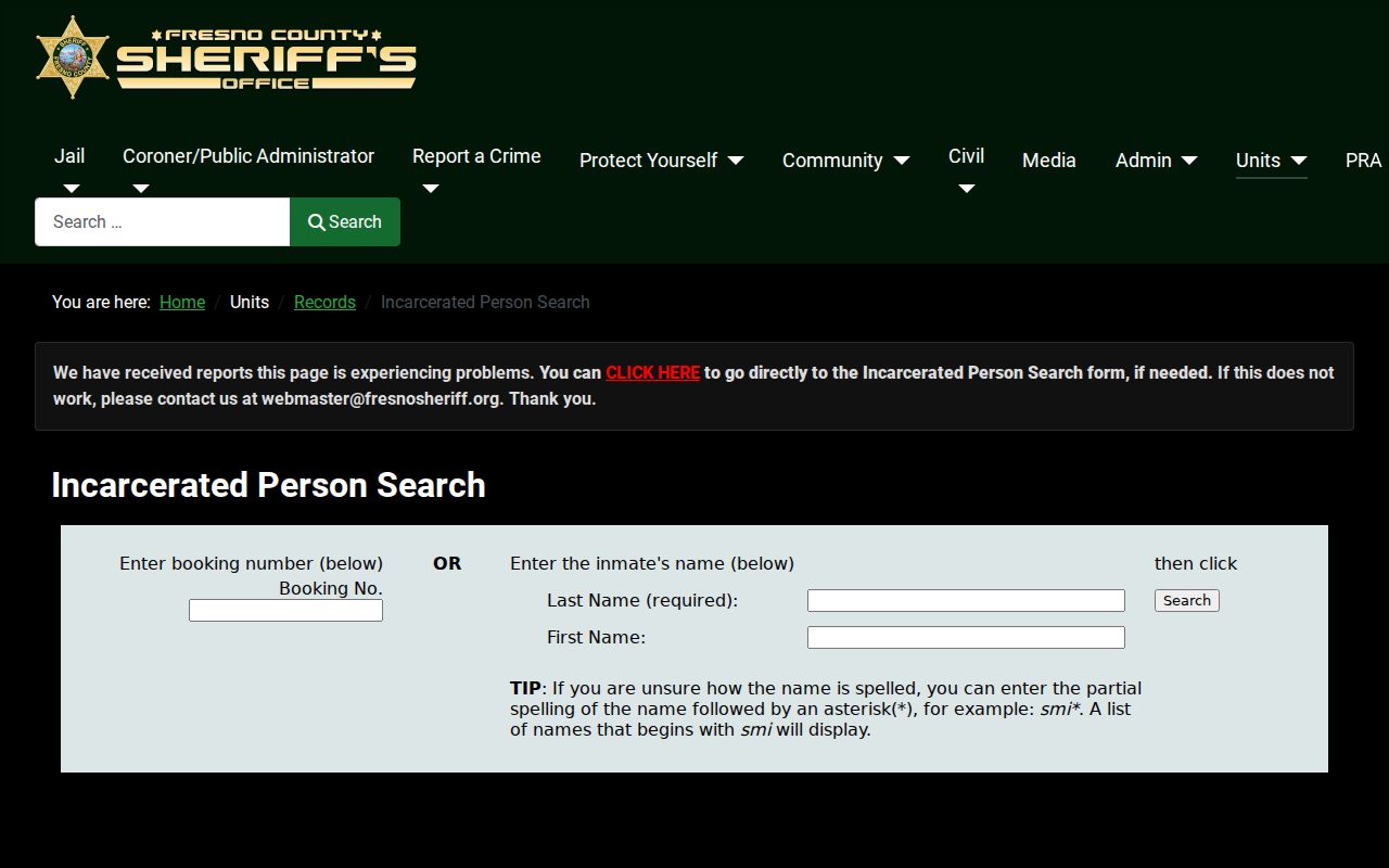 Clovis neighbors Fresno County custody lookup reference